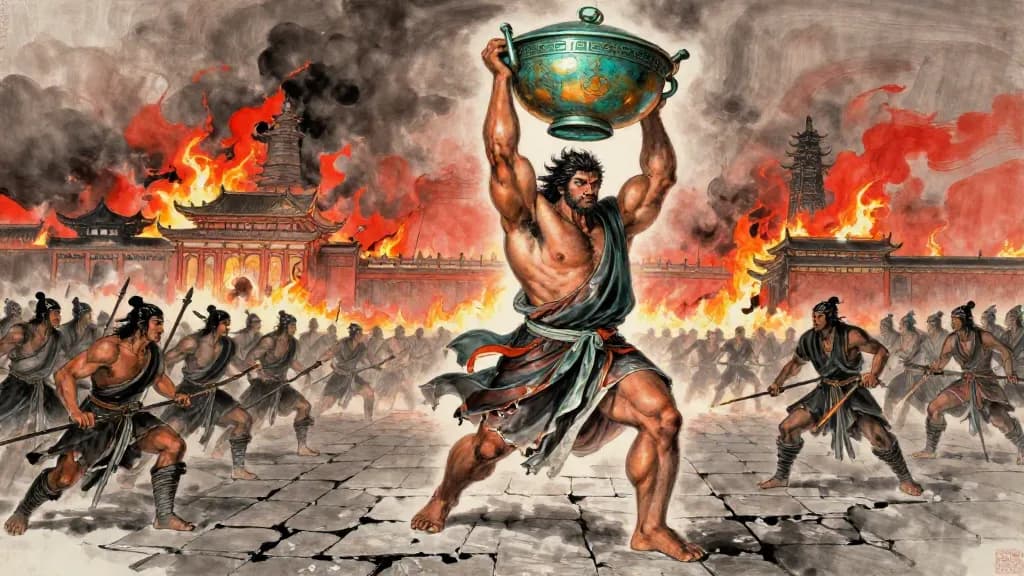 項羽本紀 (Annals of Xiang Yu) — Chinese ink painting