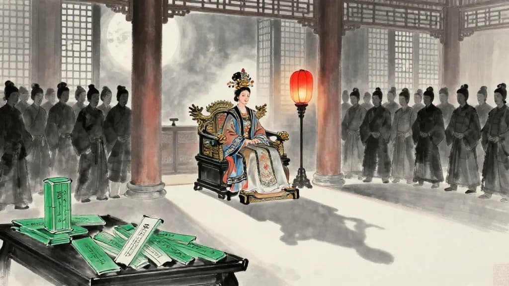 呂太后本紀 (Annals of Empress Dowager Lü) — Chinese ink painting