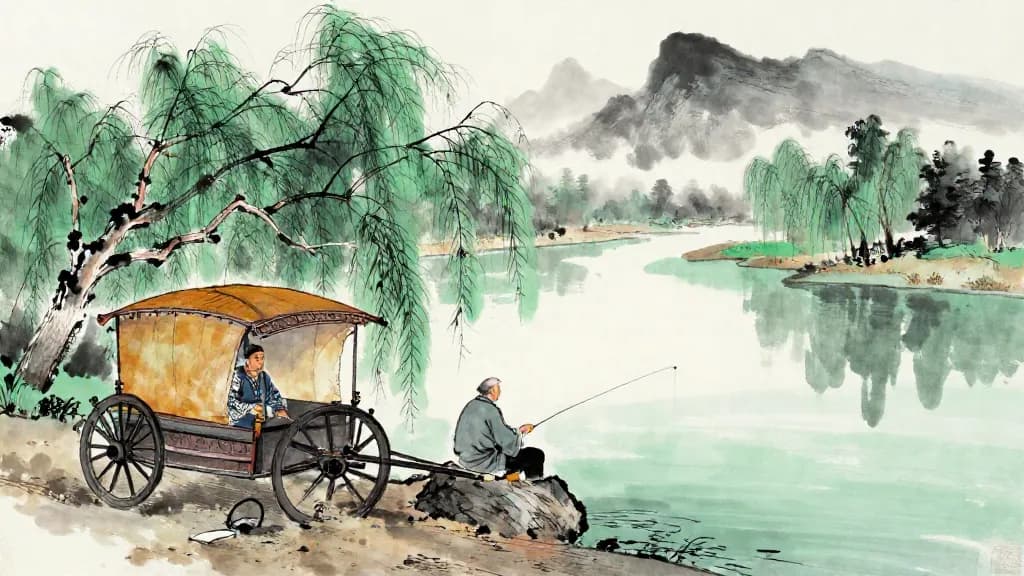 齊太公世家 (Hereditary House of Qi — The Grand Duke) — Chinese ink painting