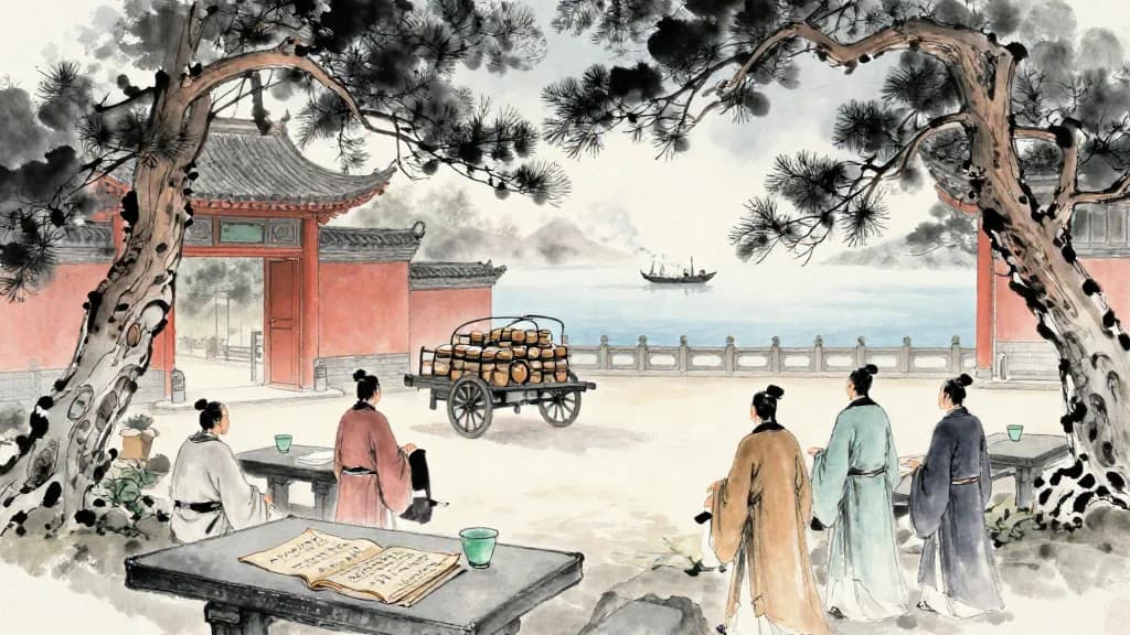 Qi (齊) — Chinese ink painting