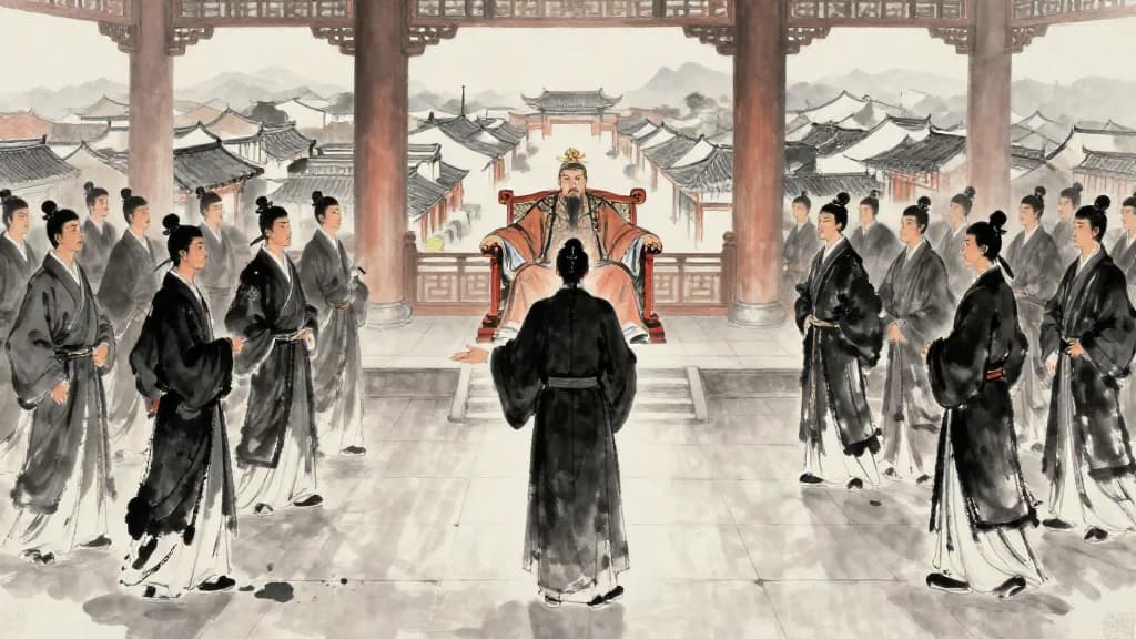 齊策五 (Stratagems of Qi V) — Chinese ink painting