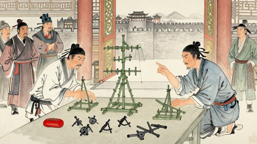 宋衛策 (Stratagems of Song and Wei) — Chinese ink painting